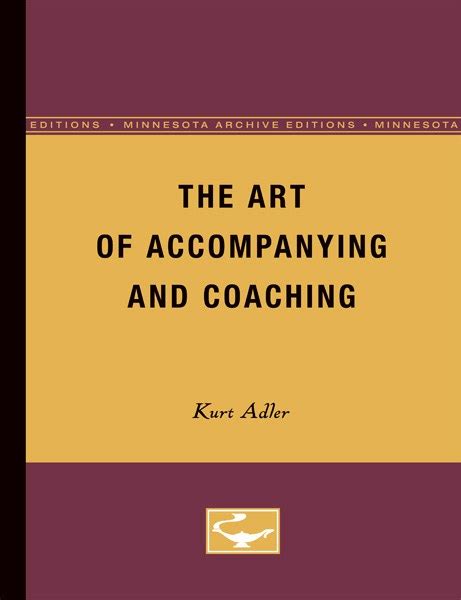 the art of accompanying and coaching minnesota archive editions PDF